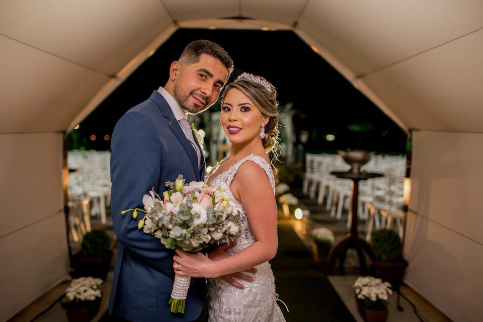 Casamento no Espaço Crozariol m Tremembé/SP - Taline e Roger